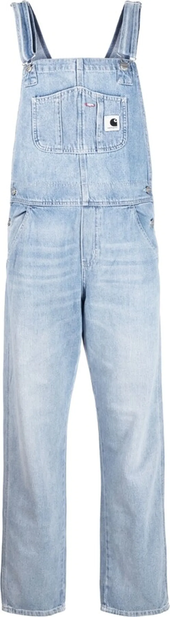 Logo-Patch Denim Dungarees