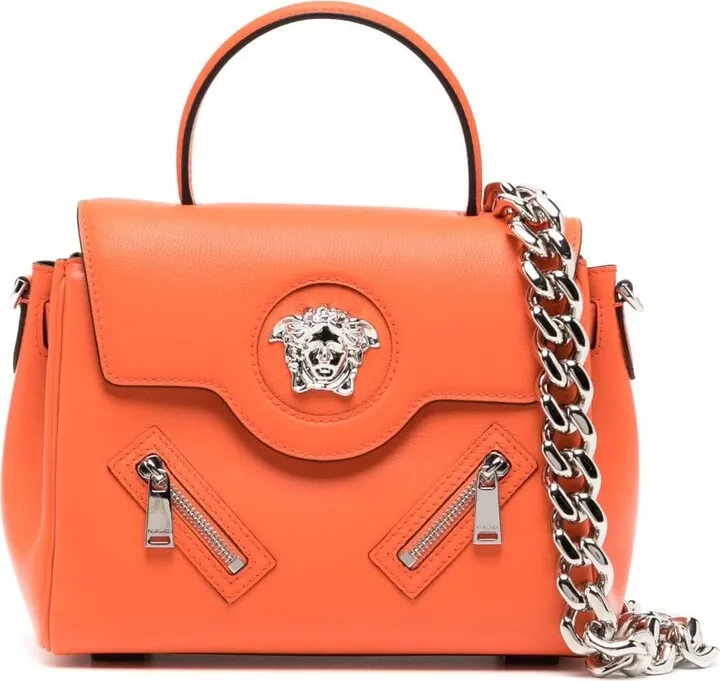 La Medusa small leather tote bag