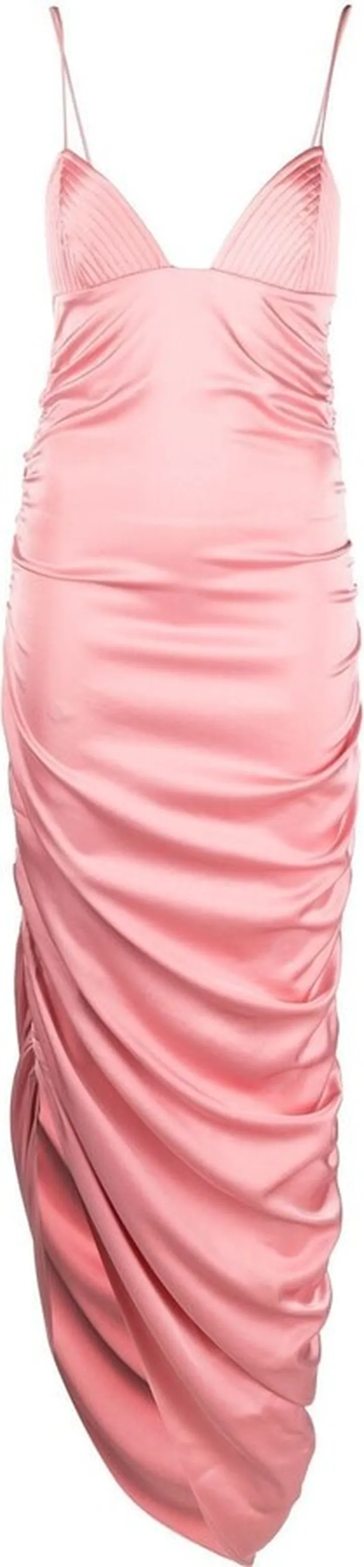 Fred bustier ruched maxi dress