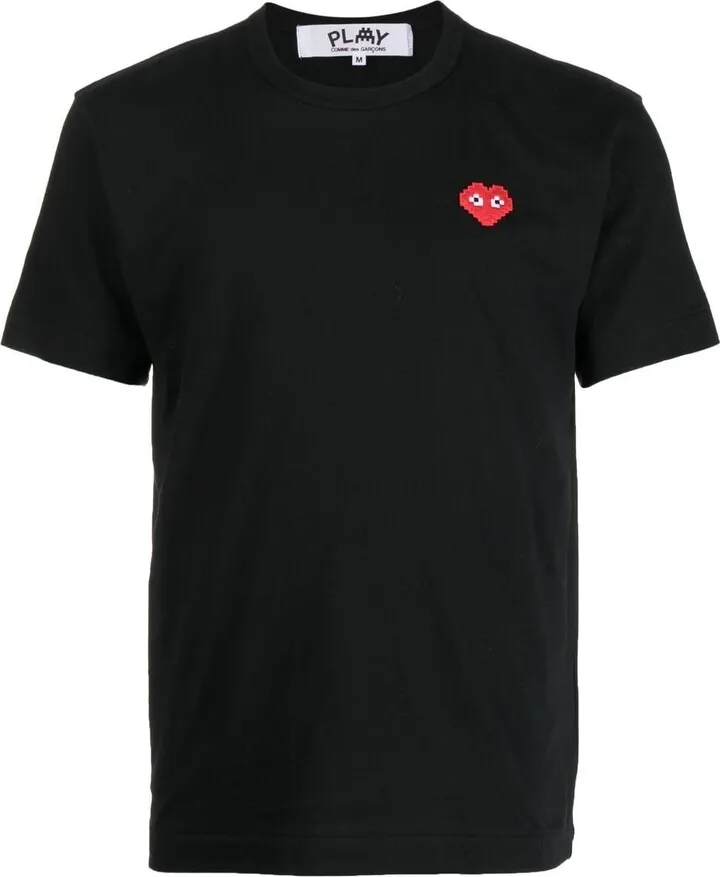 x Invader pixel-heart T-shirt