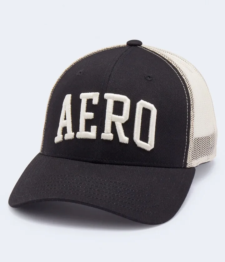 Aeropostale Men's Collegiate Adjustable Trucker Hat
