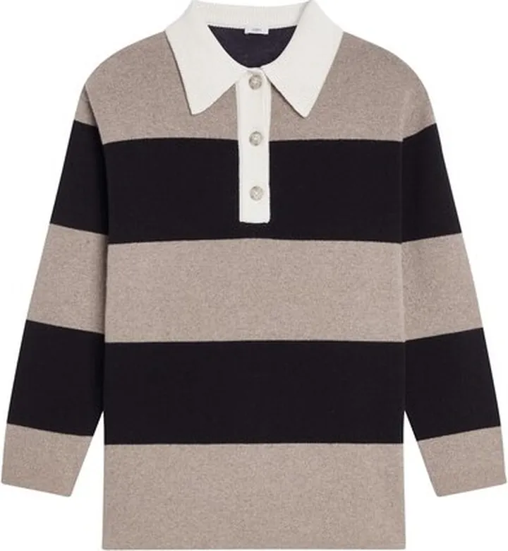 Striped Polo Knit