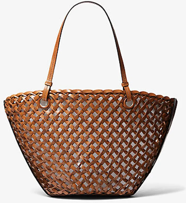 Isabella Medium Hand-Woven Leather Tote Bag