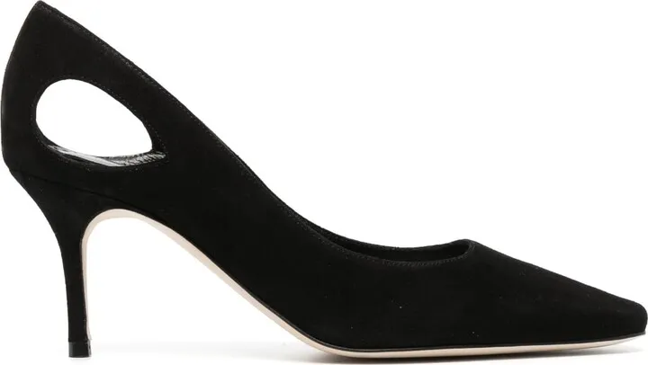 Toplaca 70mm suede pumps