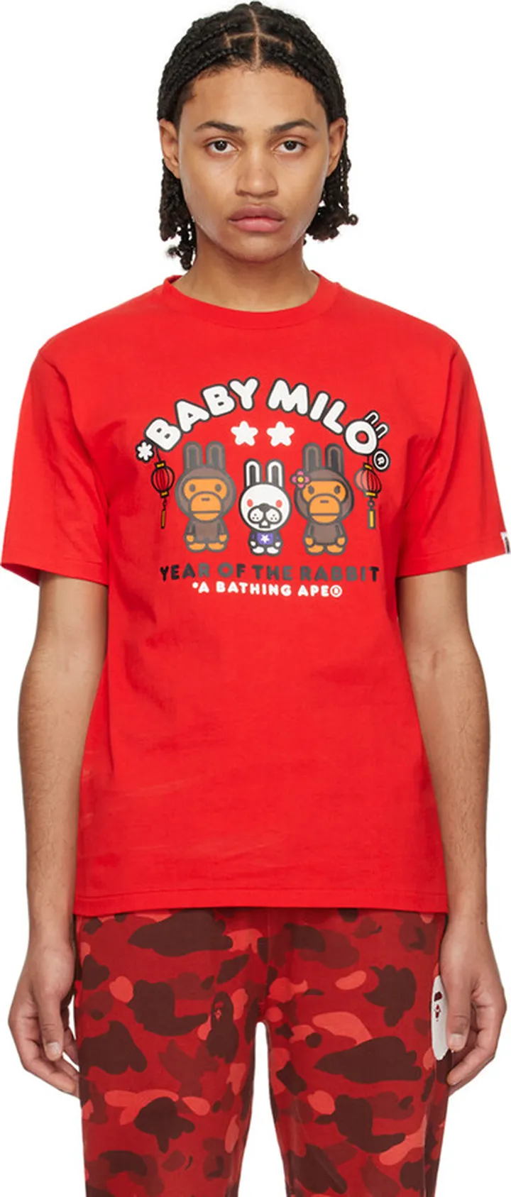 BAPE Red Baby Milo T-Shirt