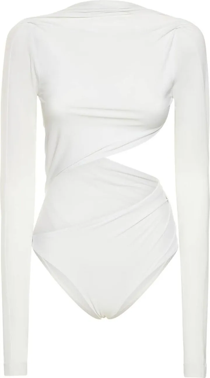 Le Body Carozzu cutout jersey bodysuit
