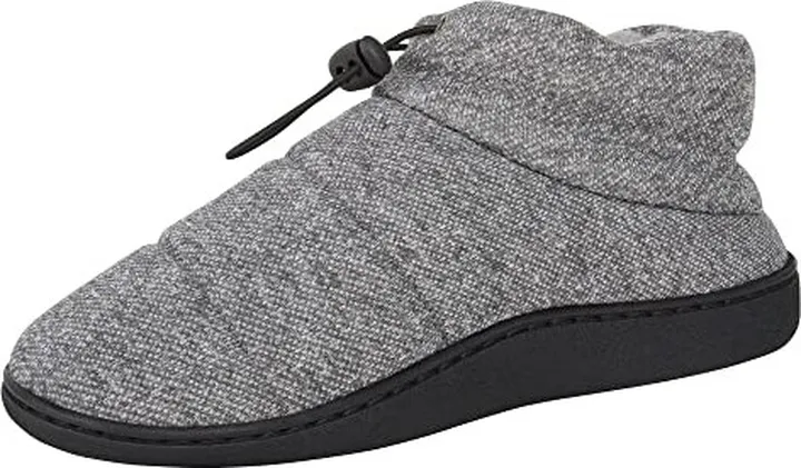 Hanes mens Boot House Shoes With Indoor Outdoor Memory Foam Odor Protection Fresh Iq Sole Slipper