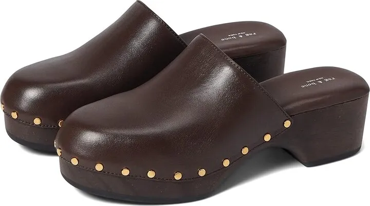 rag & bone Mara Clog (Espresso) Women's Shoes
