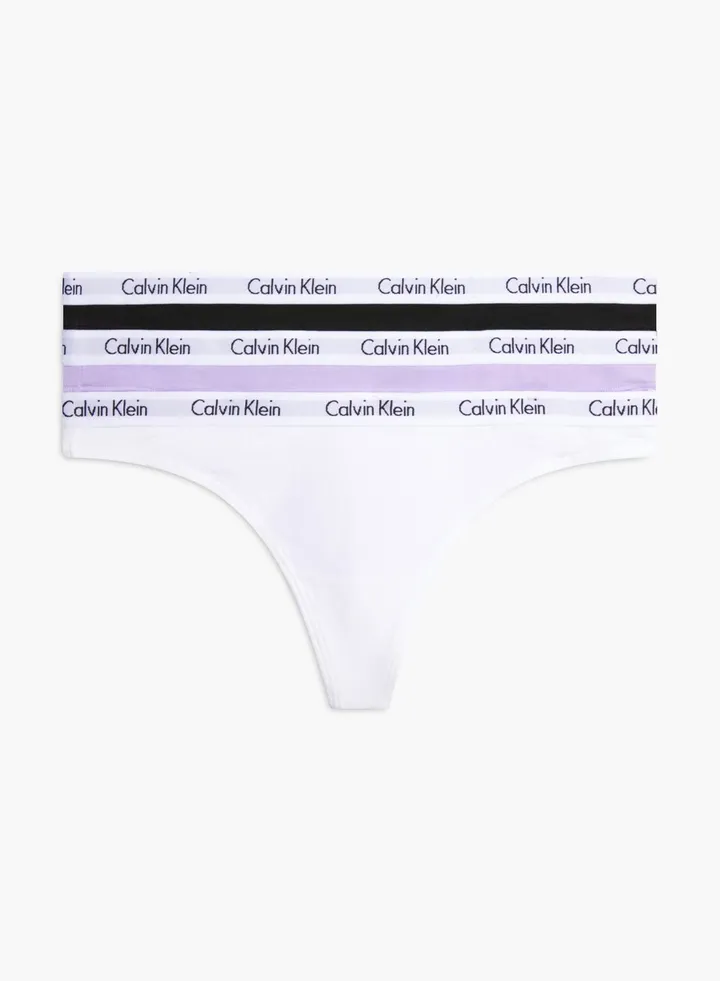 3 Pack Logo Band Thong