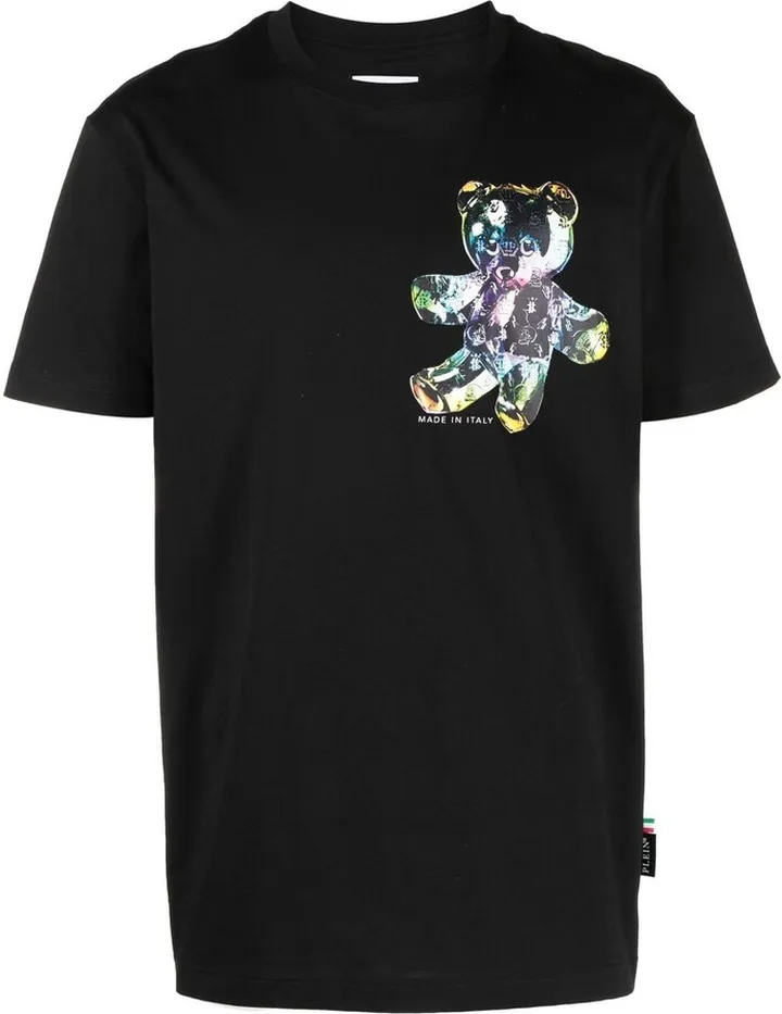 teddy print T-shirt