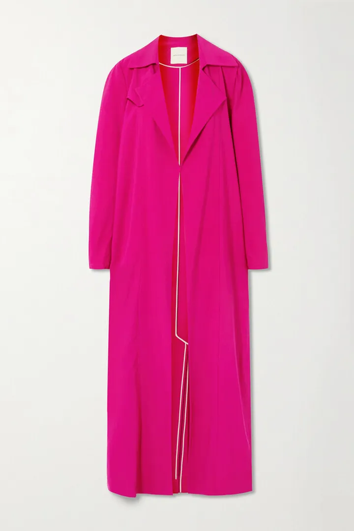 Bouguessa - Laura Woven Trench Coat - Pink