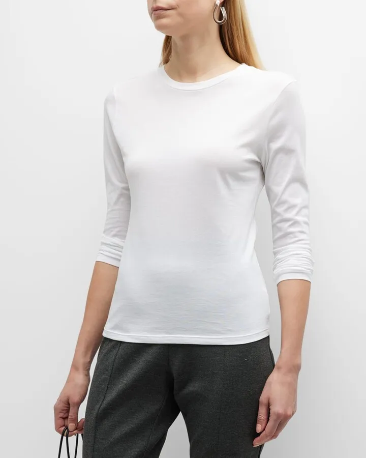 Tiny Tee Long-Sleeve Cotton T-Shirt