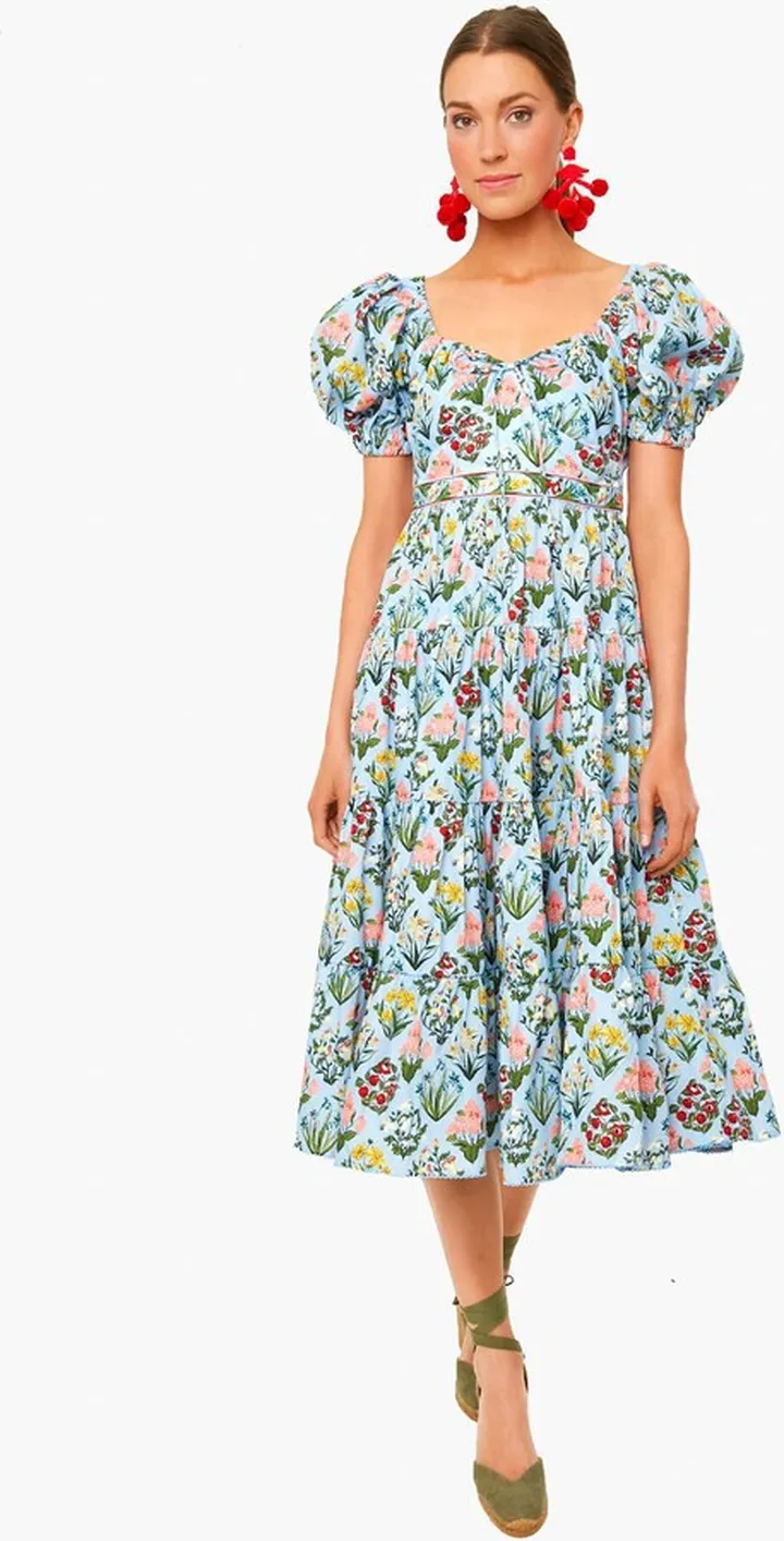 Magdalena Dia Palmera Midi Dress