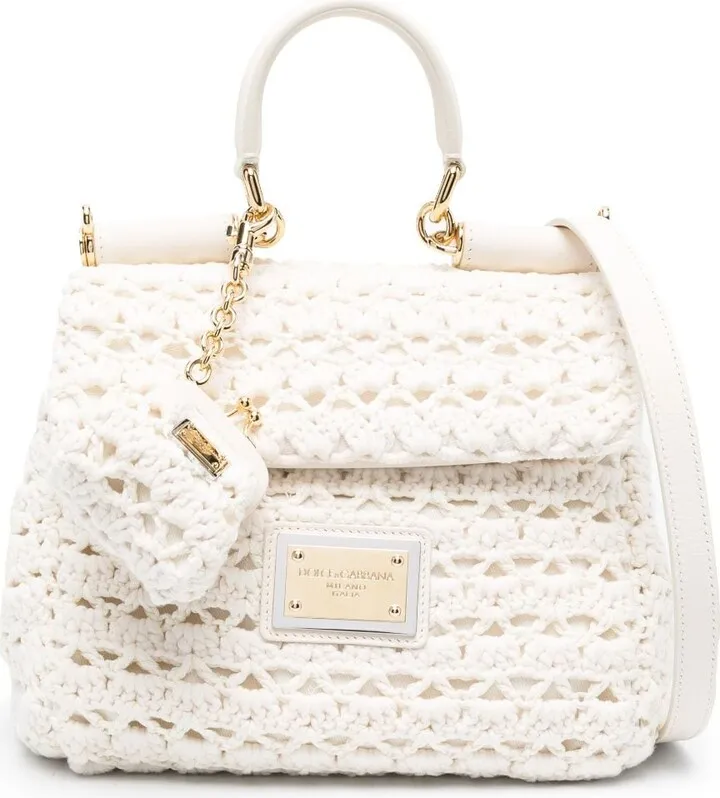 Sicily crochet tote bag