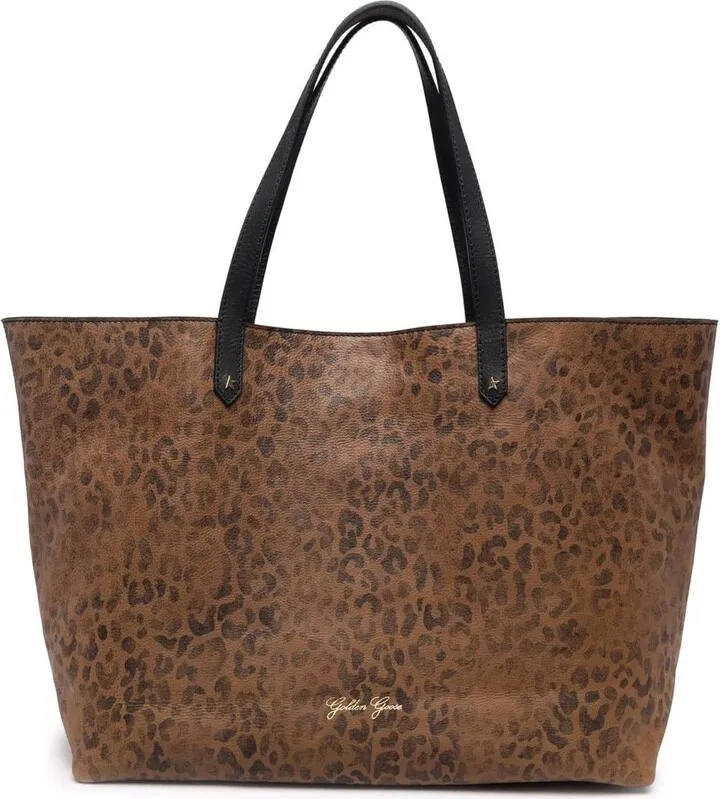 Golden Pasadena Bag Faded Leopard-print Leather