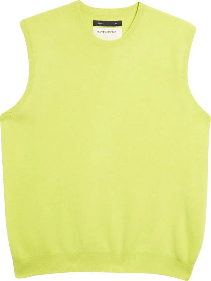 Sleeveless Cashmere Sweater