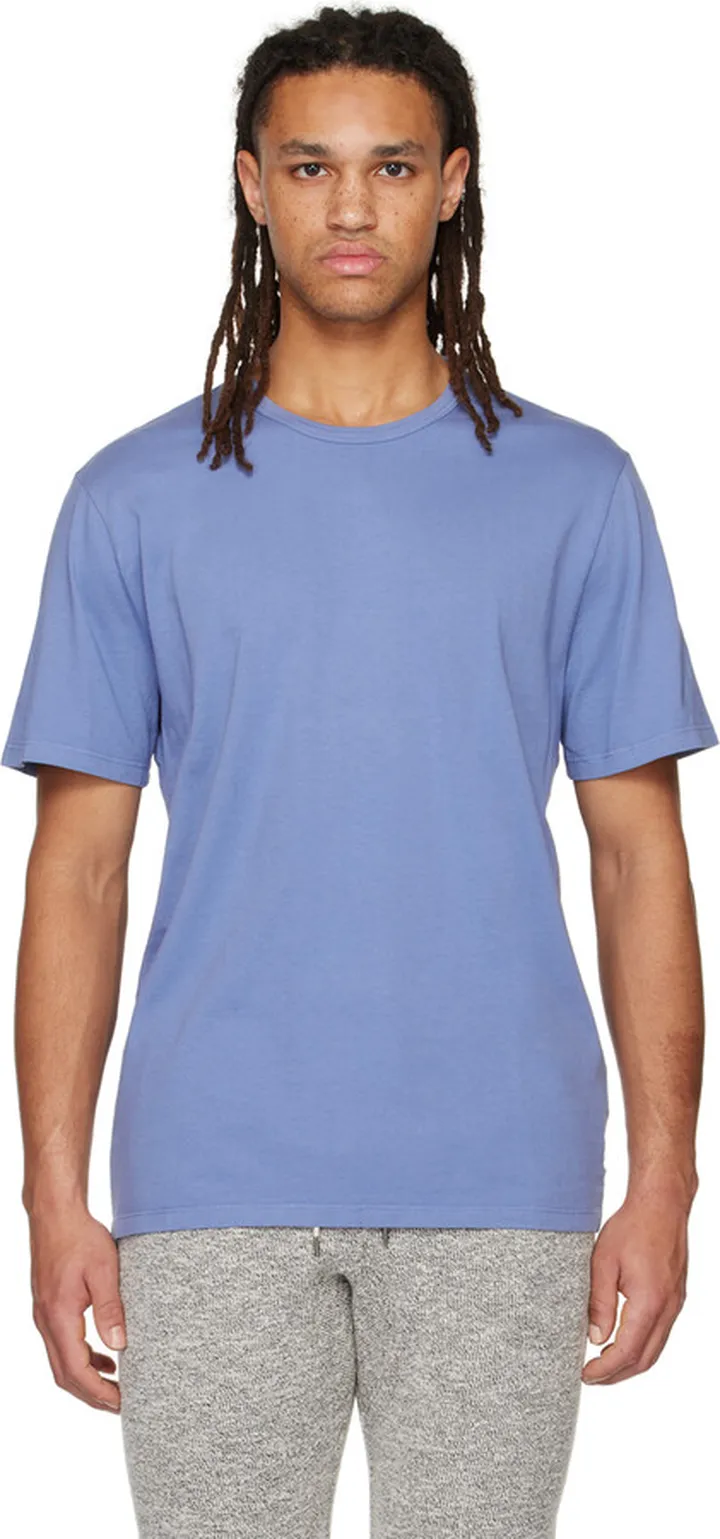 Vince Blue Garment Dye T-Shirt
