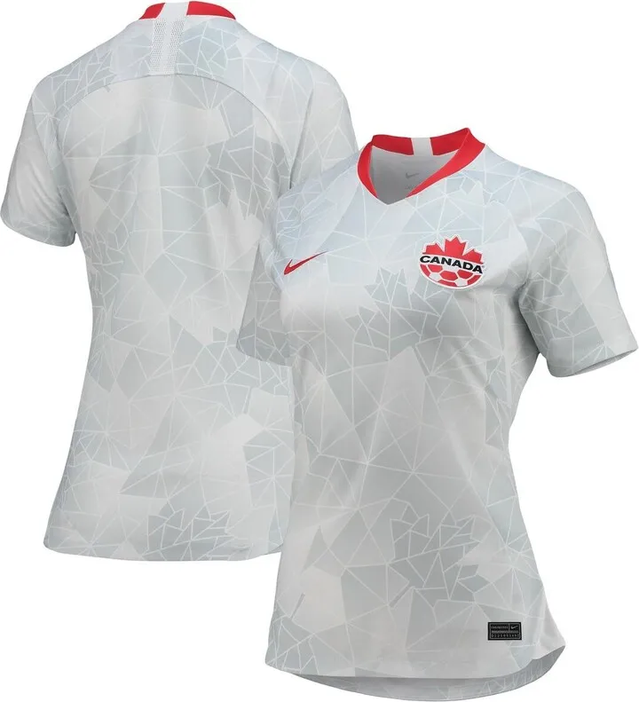 Women's Nike White Canada Women's National Team Away Replica Jersey