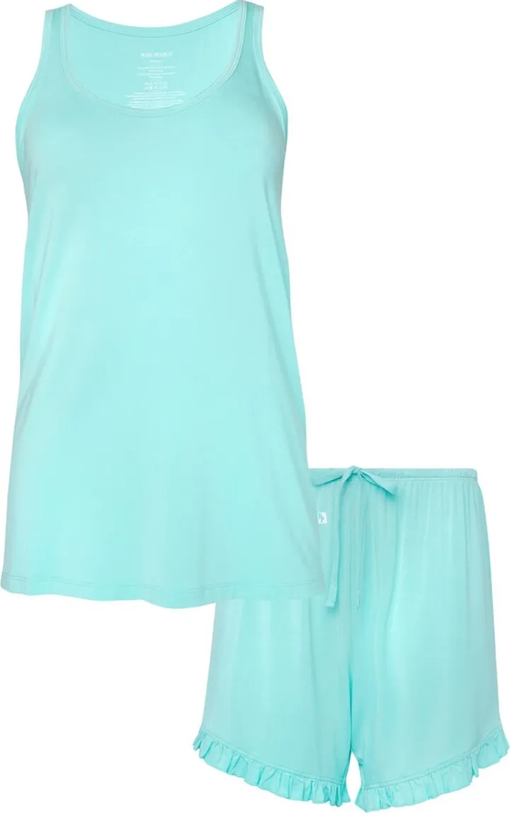 Preppy Teal Pajama Set