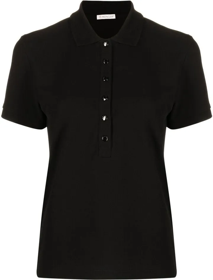 Logo-Patch Cotton Polo Top