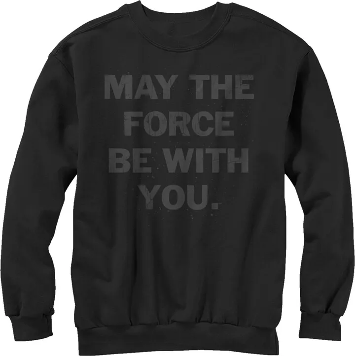 Men's Star Wars The Force is With You Sweatshirt - Black - Medium