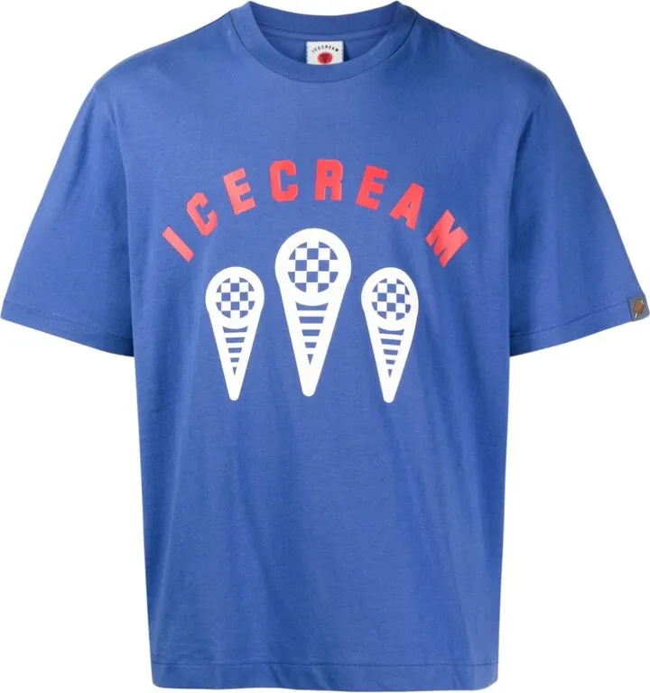 logo-print cotton T-shirt