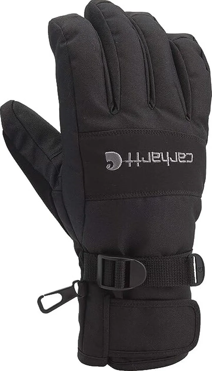 Carhartt Men's W.B. Waterproof Breathable Insulated Glove (Black) Extreme Cold Weather Gloves