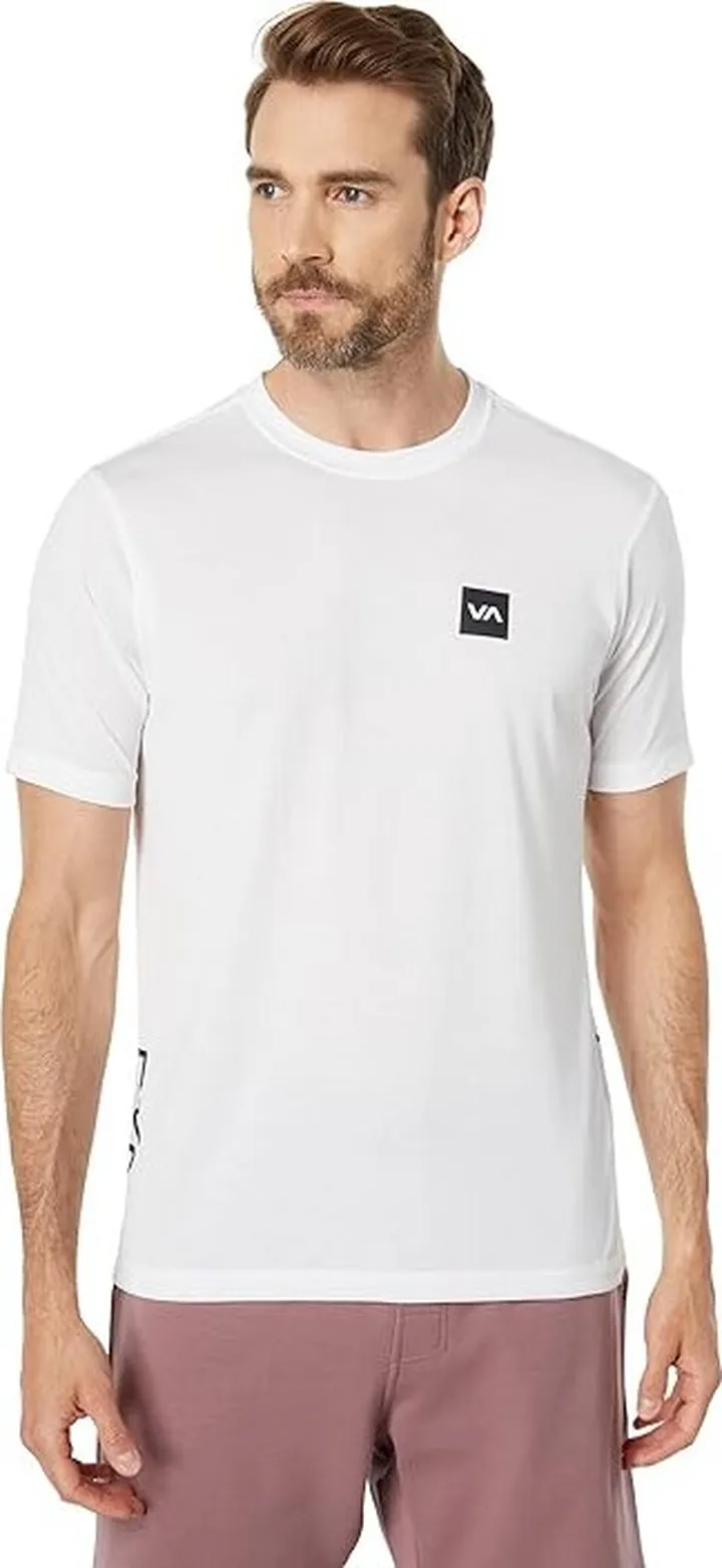 RVCA 2X Short Sleeve Tee (White) Men's Clothing