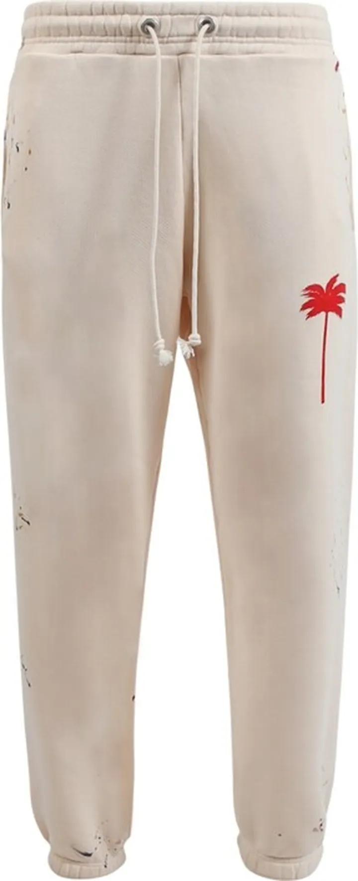 PXP Painted Sweatpants Off White and Red