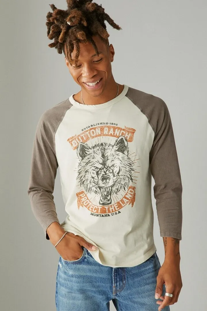 Yellowstone Protect The Land Raglan Tee