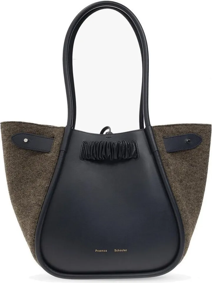 Tory Burch Ruched Large Shopper Bag