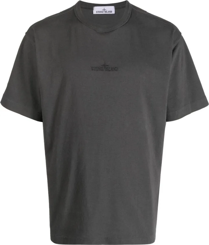 embroidered-logo cotton T-shirt