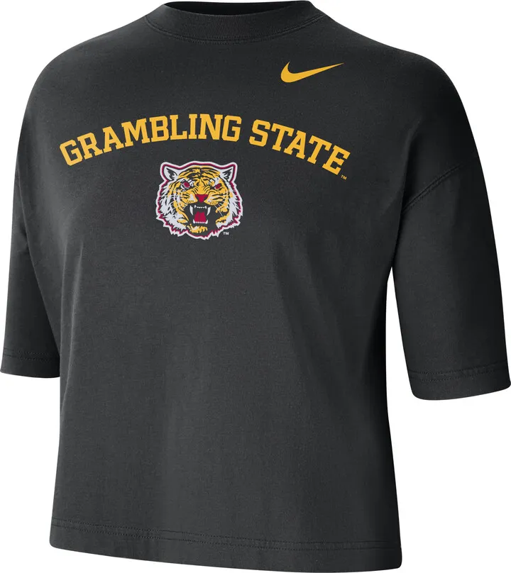 Nike Women's College (Grambling State) Boxy T-Shirt in Black