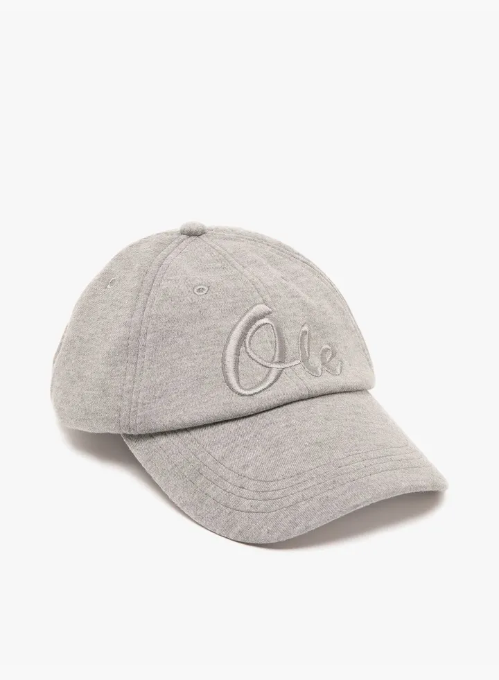 Letter Embellished Hat