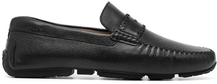 Paladin embossed leather loafers