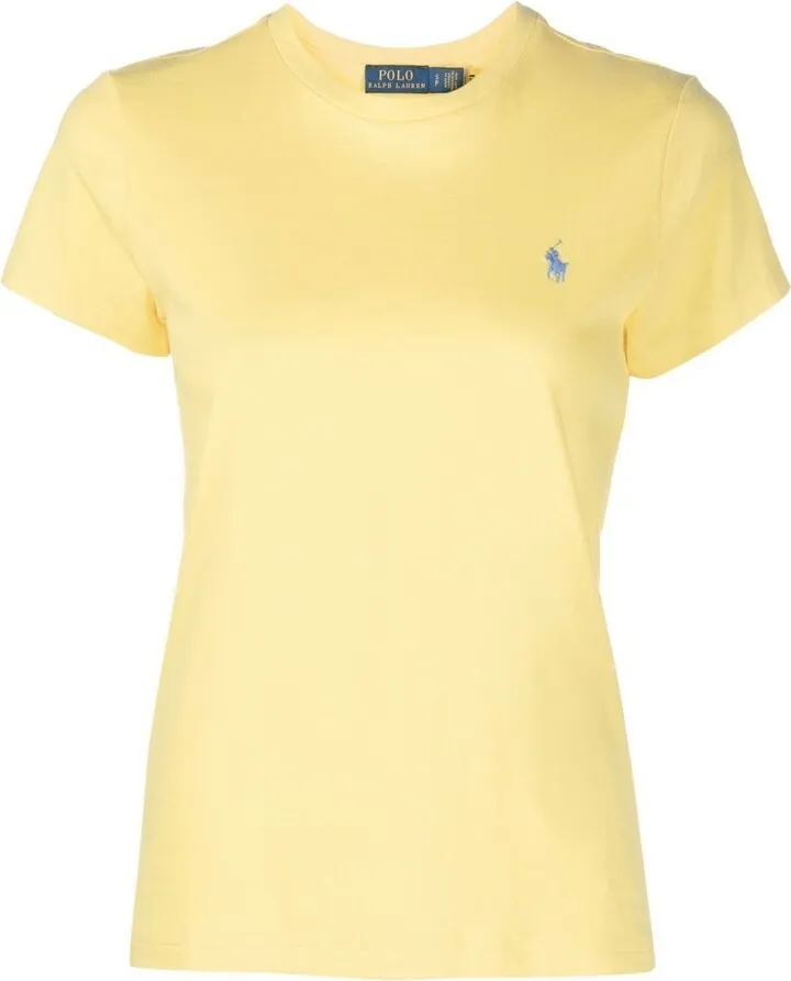 Yellow Polo Pony Cotton T-Shirt