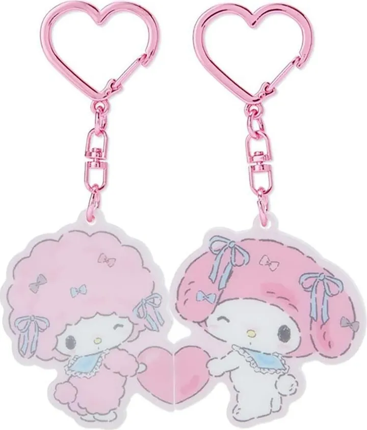 Sanrio Sanrio My Sweet Piano & My Melody Magnetic Key Chain Set