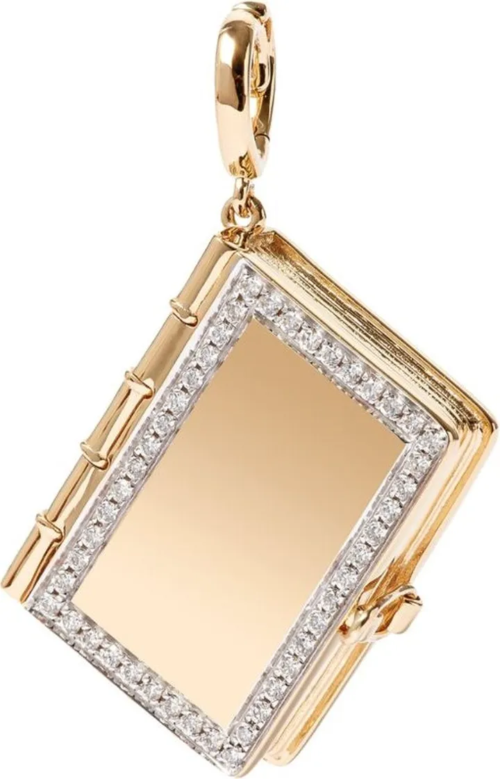 Annoushka Yellow Gold And Diamond Mythology Book Locket Charm