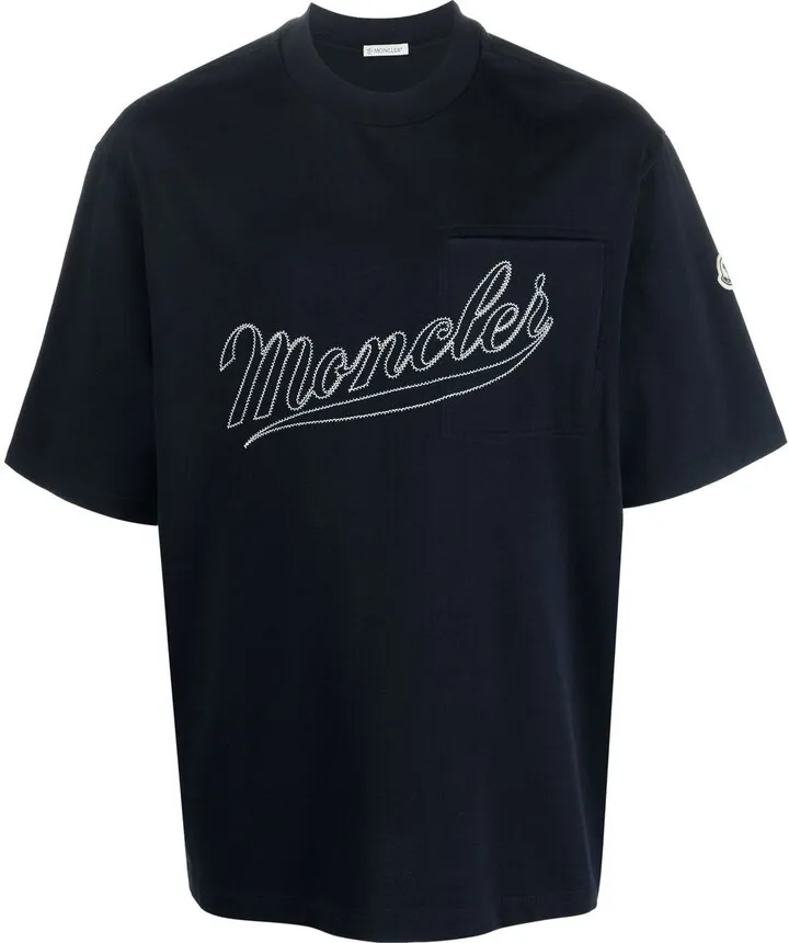logo-print cotton T-shirt
