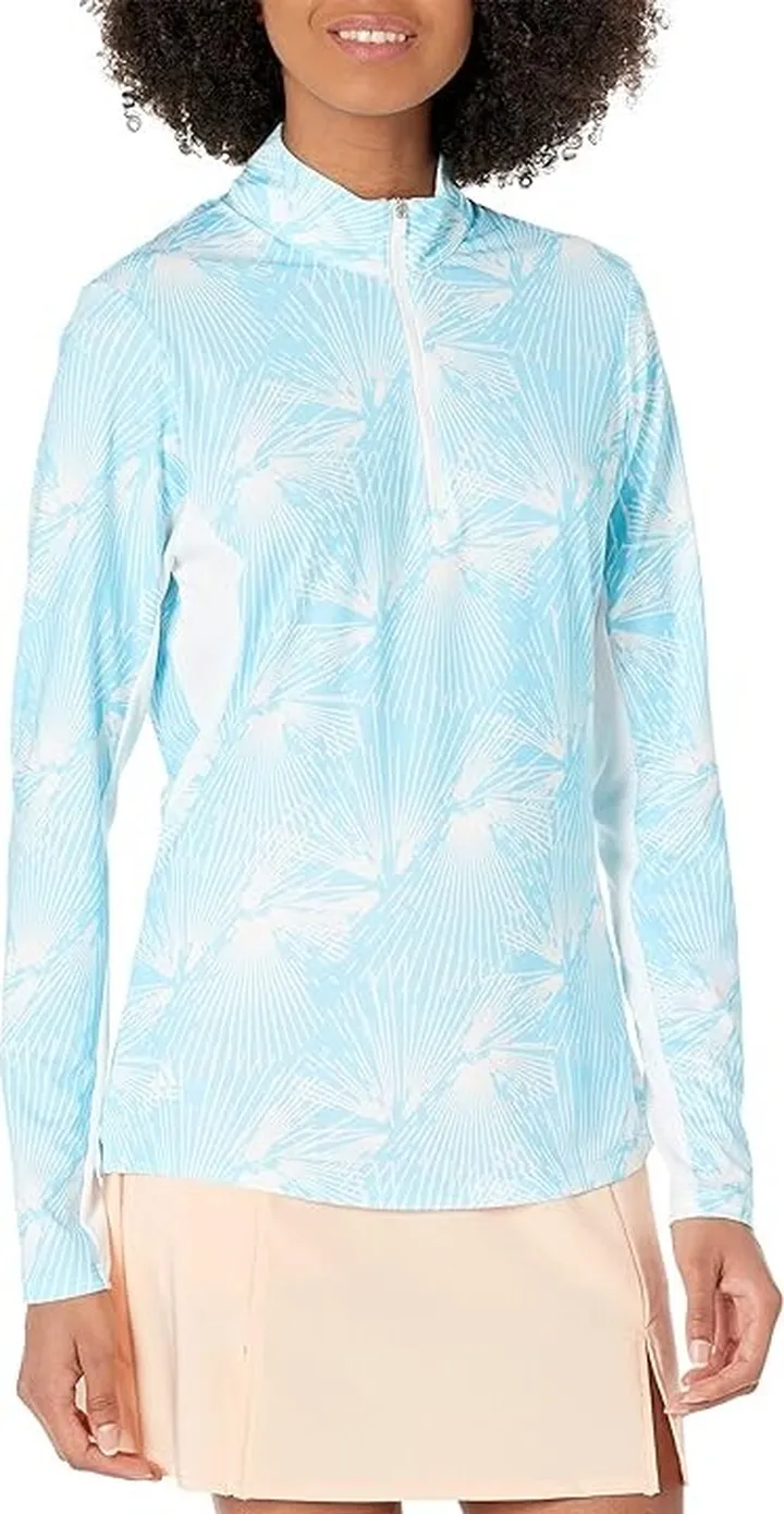 adidas Golf Ultimate365 Polo Shirt (Bliss Blue) Women's Clothing