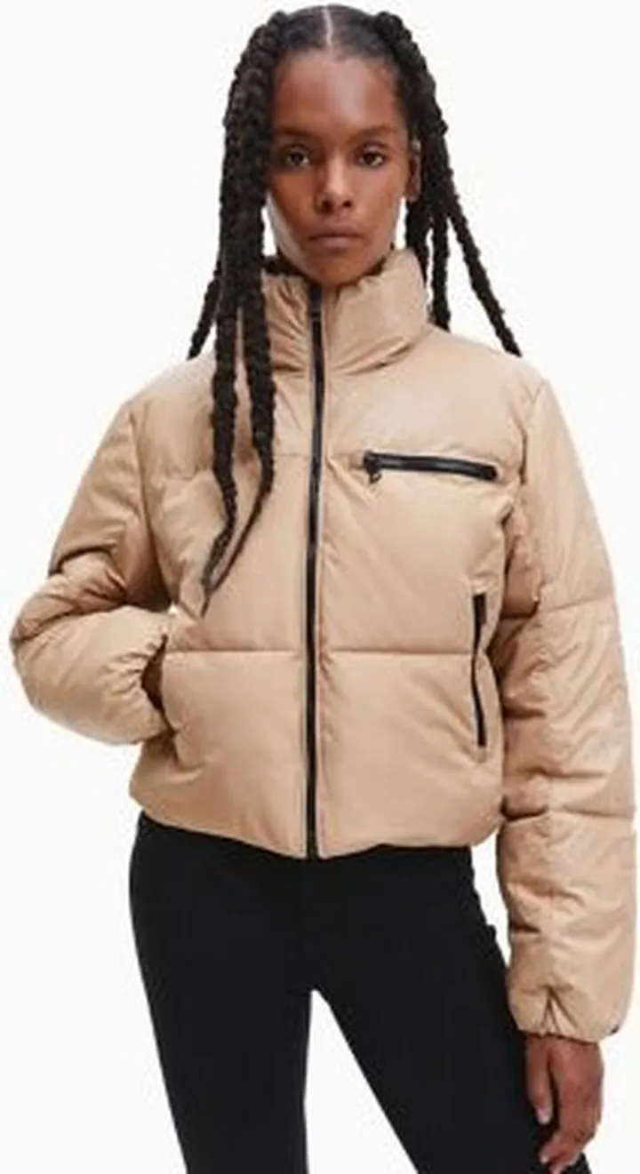 Repreve® Cropped Puffer Jacket