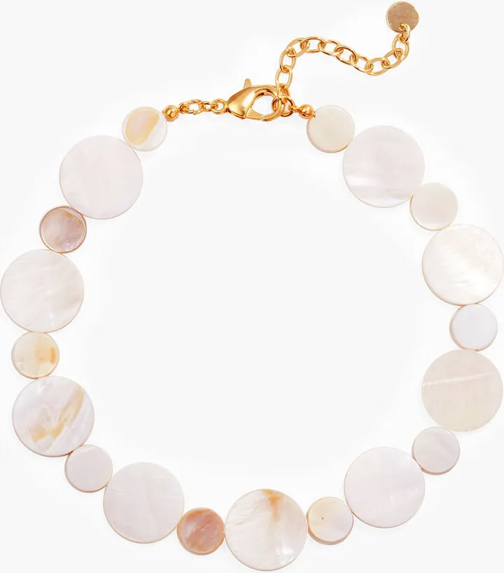 The Clouds gold-plated shell choker