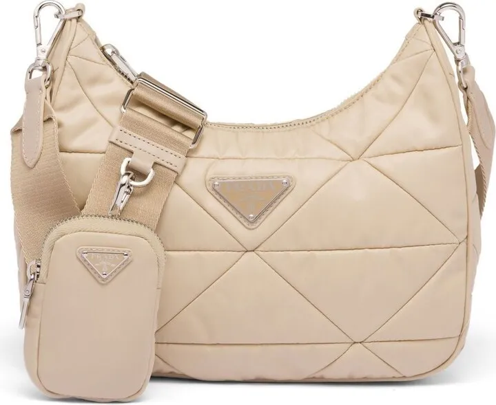 Padded Re-Nylon shoulder bag