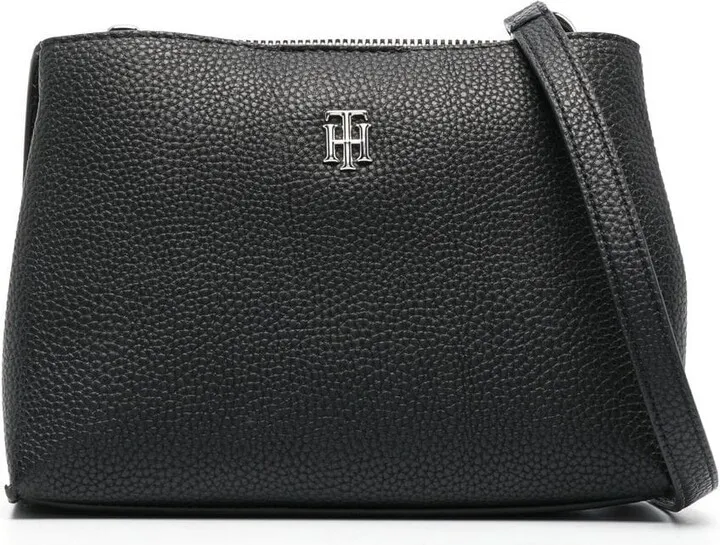 Element monogram-plaque crossbody bag