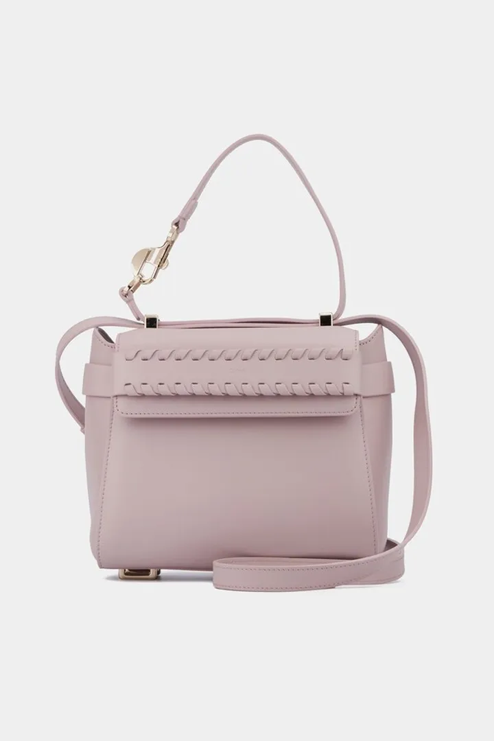 Logo-Embossed Leather Bag