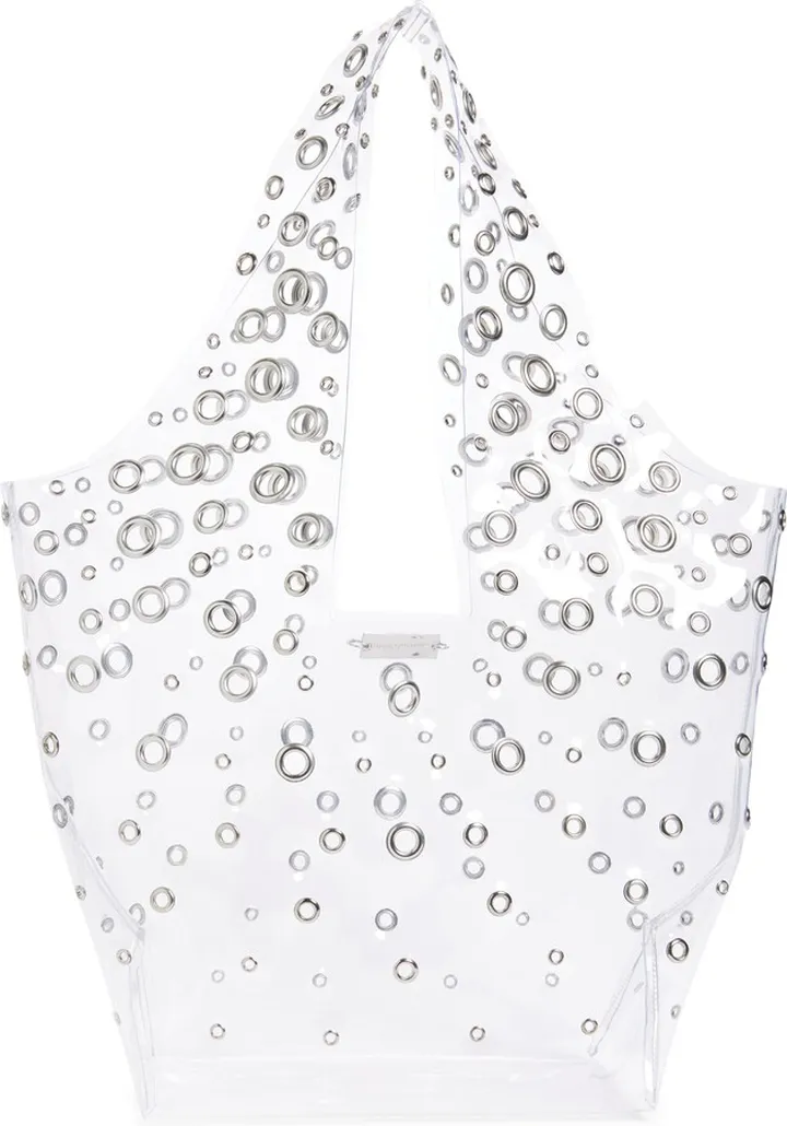 Grommet PVC Shopper Tote