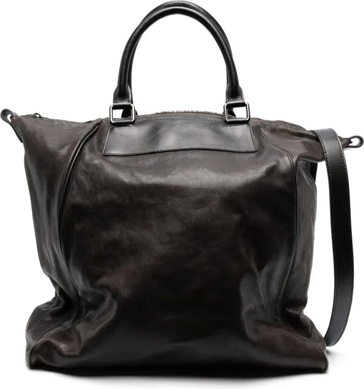 Leather Crossbody Holdall