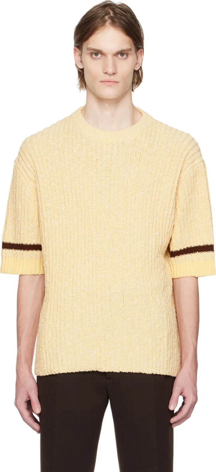 Jil Sander Yellow Stripe T-Shirt