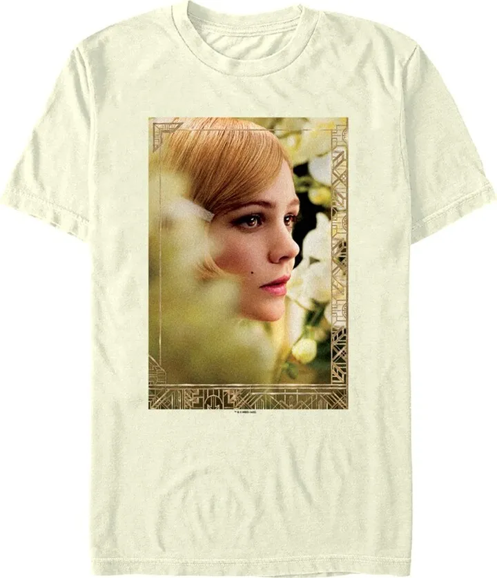 Men's The Great Gatsby Daisy Buchanan Poster T-Shirt - Beige - X Large