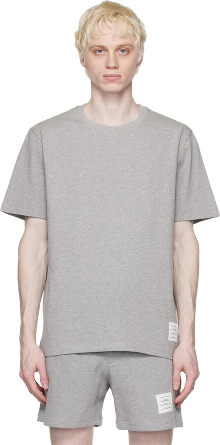 Thom Browne Gray Side Slit T-Shirt
